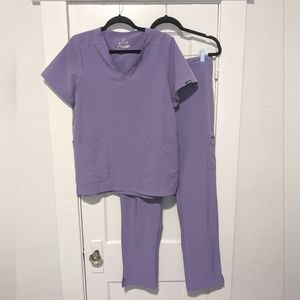 Lavender Adar Scrub Set